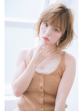 ネオリーブ ジューク 日吉店(Neolive JuQ) ゆるふわボブ  ベージュ