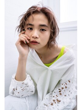 アンジェリカ 京都駅前店(ANGELICA JR) やや前下がりのボブのアレンジ