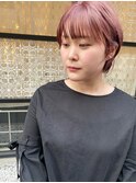 1ブリーチ　イルミナ　ピンクベージュ　ショート♪