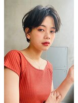 エース (ACE)&nbsp;ACE横浜　ダークブラウン×大人かわいいハンサムショート