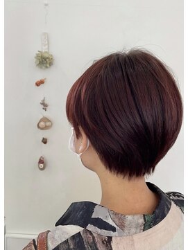 オブジェ 上地店(objet) 丸みショートヘア