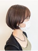 耳にかけてもかわいいショートヘア