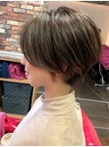 名古屋の美容室actif ミセス 大人 抜け感 丸みショート 小顔
