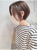 大人ショートボブ/前下がり/イルミナカラー/ベージュ[調布]