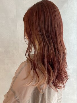 アイディール(:ideal) 20代30代40代☆透け感のあるピンクベージュ×インナーハイライト