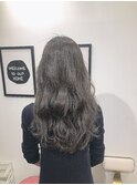 ハイライト/グレージュカラー/デジタルパーマ