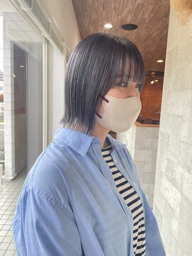 ミルヘアデザイン(mil hair design) グレージュ
