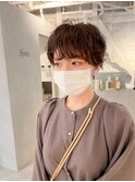 ショートパーマ丸みショートマッシュショートスタイル
