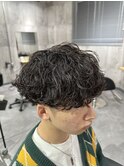 プードルパーマ刈り上げマッシュ名古屋栄メンズヘアカット