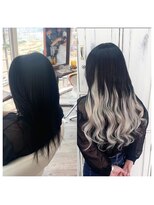 クラン ヘアーアンドスタジオ(CLAN hair & studio)&nbsp;#沖縄美容室#沖縄ハイトーン#沖縄エクステ#プルエクステ