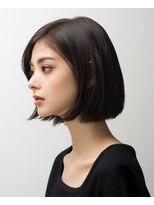 クロス(CROSS)&nbsp;ボブカット　暗めの髪質改善カラー【東近江】