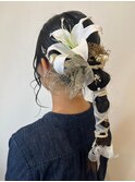 成人式ヘアセット/20代/大橋