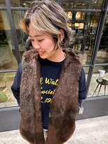 リュミエ ドゥ マッシュ(Lumier de mashu) デザインカラー×ショートボブ