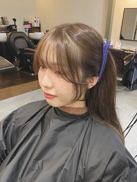 ジル ヘアデザイン ナンバ(JILL Hair Design NAMBA) お顔まわりカット♪/シースルーバング/韓国ヘア/小顔/顔周り