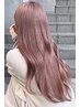 【ダブルカラー｜韓国】カット+ダブルカラー(ケアブリーチ)+保護TR付　￥15500