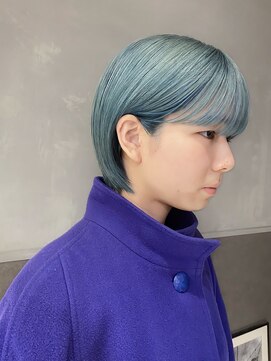 キャロルガーデンズ ボコカ 表参道(Carroll Gardens bococa) ミント/くすみカラー/ブリーチ/ショート
