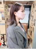モーヴカラーシースルー前髪 ショコラピンク フレンチガーリー