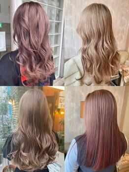 ドゥワドフェパッソ(Doigt de fee passo)の写真/ブリーチを使用したインナーカラー/ハイライトが人気♪ショート・ボブStyleとも相性◎透明感のある髪に＊