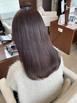 アチーブリス(achieve Liss)&nbsp;パープルグレージュカラー大人可愛い艶ロング透明感20代30代