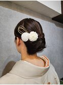 和装ヘアセット 大人の綺麗を作るアップスタイル/シニヨン#1