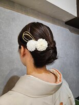 ウィスプ 赤羽店(wisp)&nbsp;和装ヘアセット 大人の綺麗を作るアップスタイル/シニヨン#1