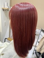 クク(coucou)&nbsp;ピンクカラー×艶髪ストレート