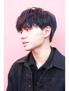 メンズ ルシードスタイル アウラ 松戸市五香(LUCIDO STYLE Aura) マッシュパーマ【五香#メンズカット#＜理容室＞#ブリーチ#眉毛】