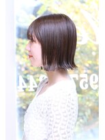 アエレ(Aere)&nbsp;【Aere池袋】シースルーバング×外ハネ×グレージュ☆小林