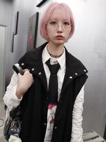 ペレ 梅田(PELE)&nbsp;イメチェン/ホワイトブロンド/外ハネボブ/美髪/梅田