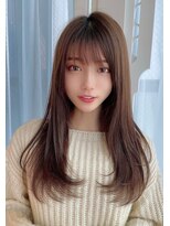 ロンドアリシア 金山(Lond Alexia) イヤリングカラー 縮毛矯正 韓国風 ダブルカラー 髪質改善5509