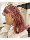 乾かすだけでキマる髪/馴染むハイトーンペールピンク