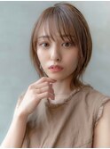 レイヤーボブ/レイヤーカット/くびれレイヤー/韓国風ヘア