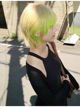 ランド(LAND) lime green hair