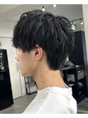 スパイキーショート/シャドウパーマ/韓国マッシュ/men's