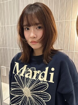 ミディアムストレート