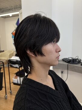 ビカム 名駅(become) メンズカット/中性ウルフ/曲がる縮毛矯正