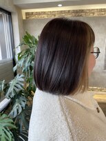 ヘアアンドメイク アリス(hair&make ALICE produce by COLT)&nbsp;ショート　インナーカラー　ゴールドベージュ