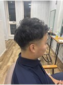 刈り上げショート×ボリュームアップパーマ
