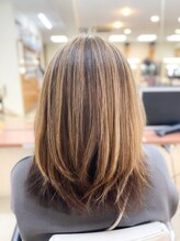 ビーワンヘアー 藤井寺 土師ノ里(B1hair)&nbsp;ヘルシーレイヤー×ハイライト