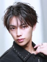 リップス 表参道店(LIPPS) シースルーショートフェザーパーマヘア韓国ブロック