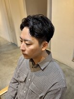 ソウス ユアン(SOURCE yuan) メンズ刈り上げルーズパーマ【佐藤和弥】