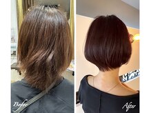 シェリア(Chelia)の雰囲気（☆大人透け感ボブ＆INFINIAL COLOR☆）