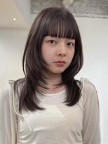 マルケ ドゥ マッシュ(MaruQuee de mashu) うる艶透明感カラーとレイヤーカット