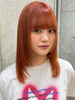 サンクプロジェクト(cinq PROJECT)&nbsp;外国人のような艶感が人気のオレンジカラー
