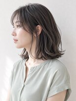 ヘイ 松本店(HEY)&nbsp;【HEY 松本】ニュアンスパーマ×ミディアムボブ×グレージュ