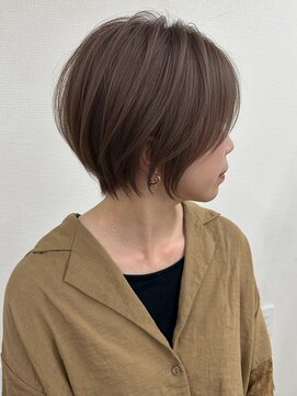 レジスタヘアーワークス (REGISTA hair works) 大人のくびれショート×透明感ブラウン
