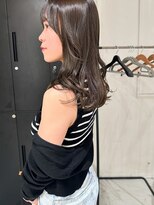 アトレ 福岡大名店(attrait)&nbsp;グレージュミディアム×透明感カラー