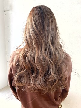 ヘアーワークス ヘルム 渋谷店(HAIR WORKS HELM) [HELM渋谷］ふんわりカールヘルシースタイルショコラアッシュ52