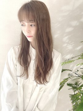 バーベナ(VERBENA) 【VERBENA】極細ナチュラルハイライト×ミルクティーベージュ