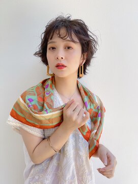 ジゼル(GiseL) クシャっと抜け感ショート♪/髪質改善/イルミナカラー/艶カラー